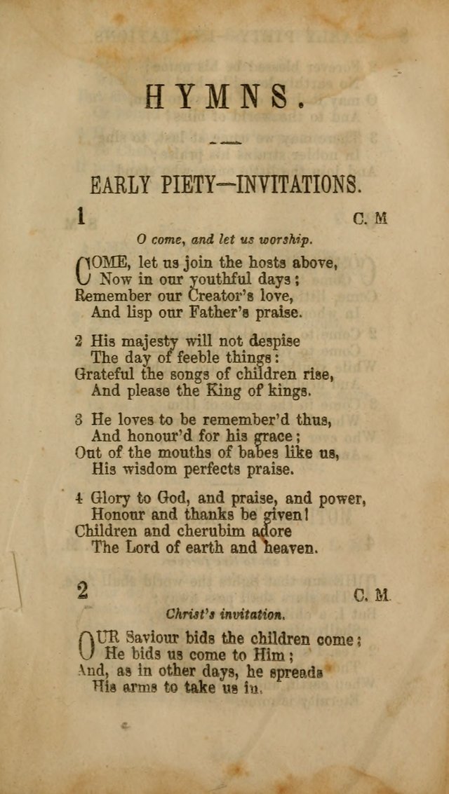 Hymns for Sunday Schools, Youth, and Children page 7