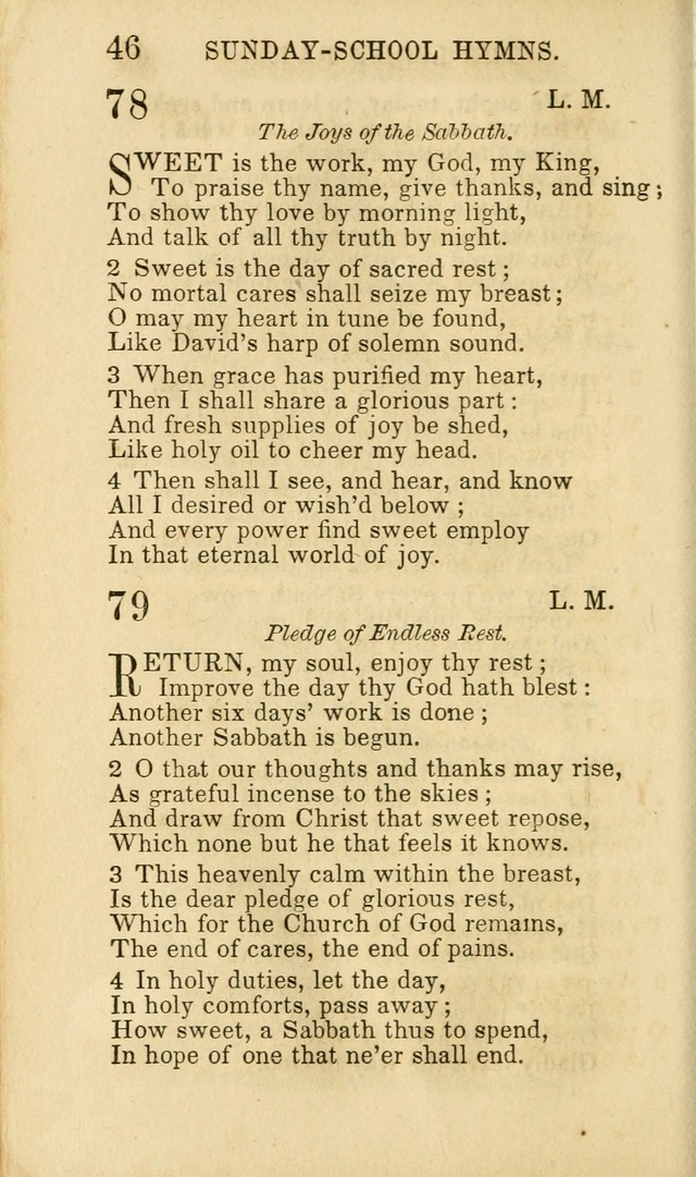 Hymns for Sunday Schools, Youth and Children page 46