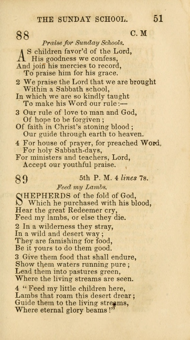 Hymns for Sunday Schools, Youth and Children page 51