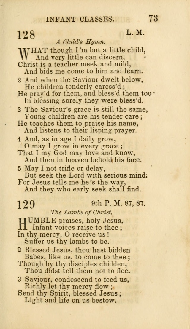 Hymns for Sunday Schools, Youth and Children page 73