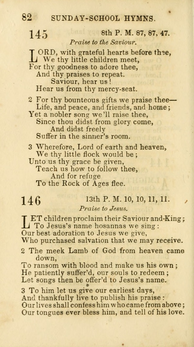 Hymns for Sunday Schools, Youth and Children page 82
