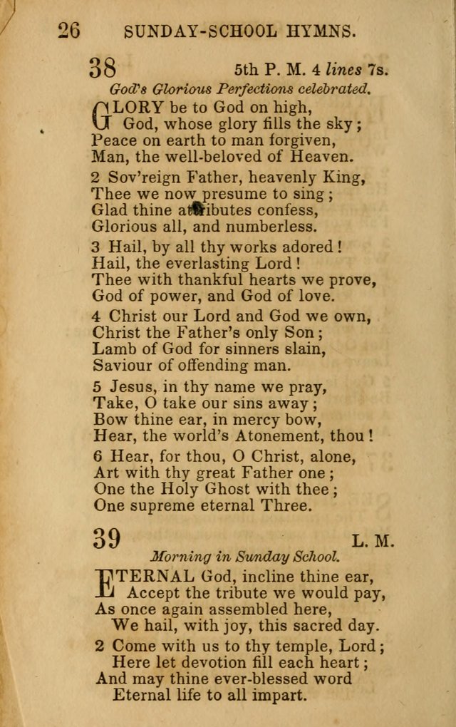 Hymns for Sunday Schools, Youth, and Children page 26