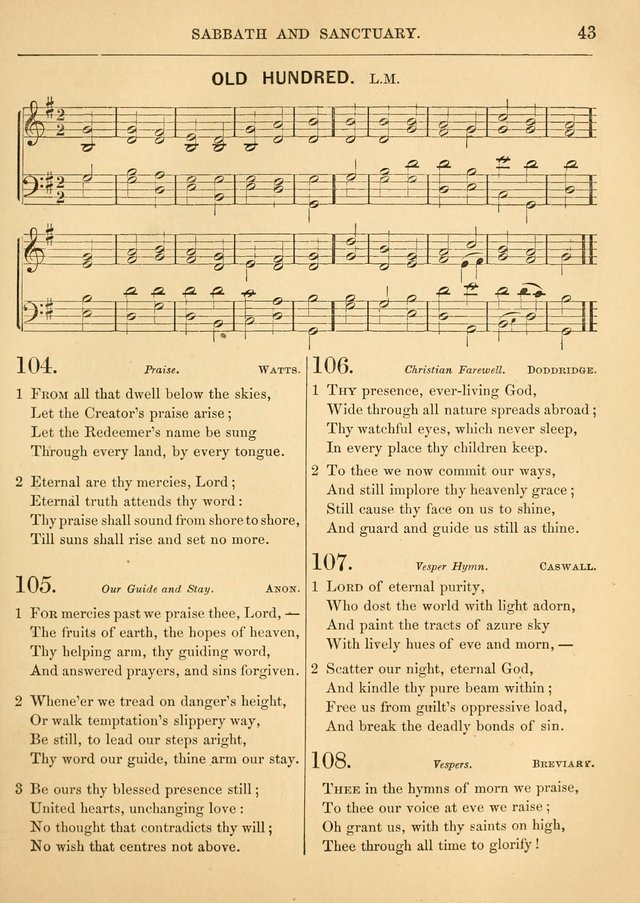 Hymn and Tune Book, for the Church and the Home page 84
