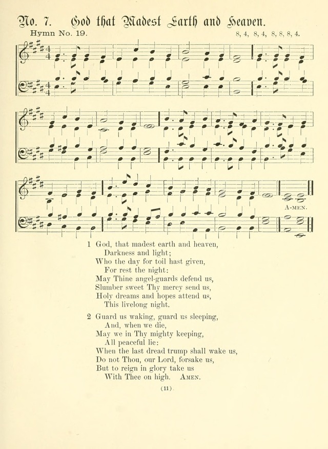 Hymn Tunes: being further contributions to the hymnody of the church page 11