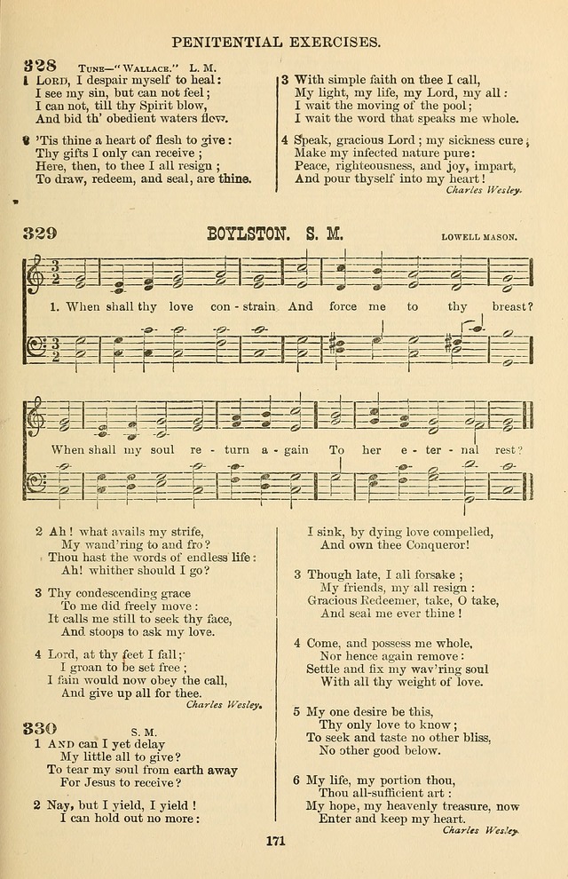 Hymn and Tune Book of the Methodist Episcopal Church, South (Round Note Ed.) page 171