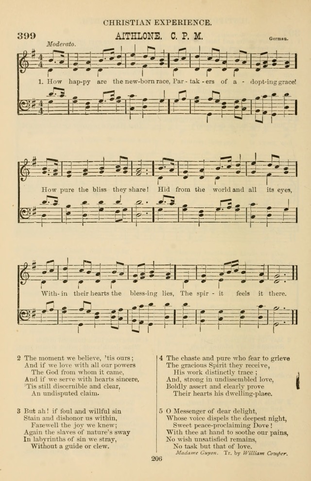 Hymn and Tune Book of the Methodist Episcopal Church, South (Round Note Ed.) page 206