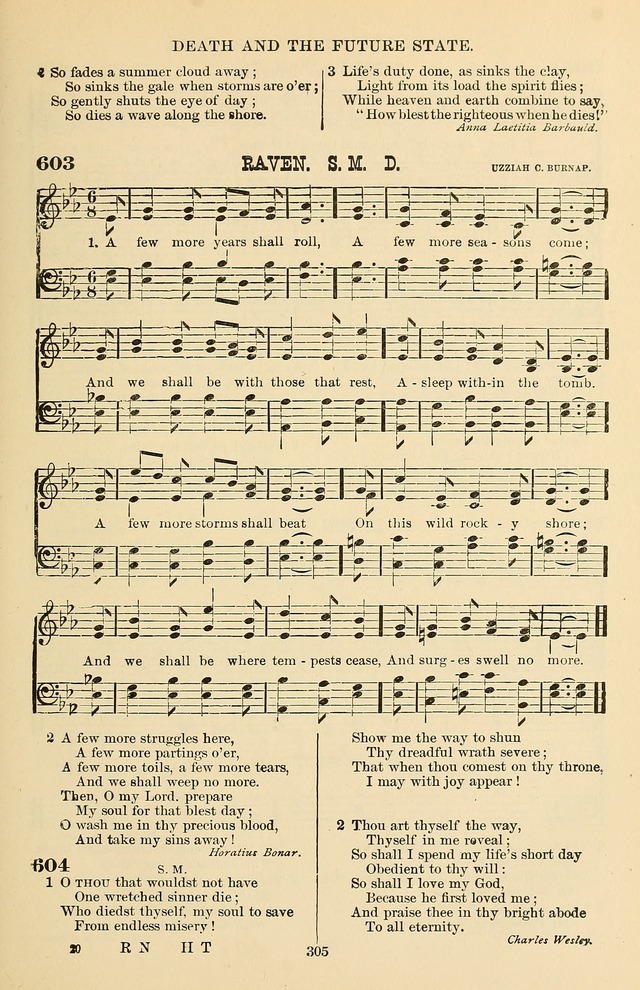 Hymn and Tune Book of the Methodist Episcopal Church, South (Round Note Ed.) page 305