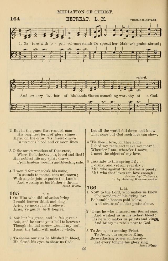 Hymn and Tune Book of the Methodist Episcopal Church, South (Round Note Ed.) page 90