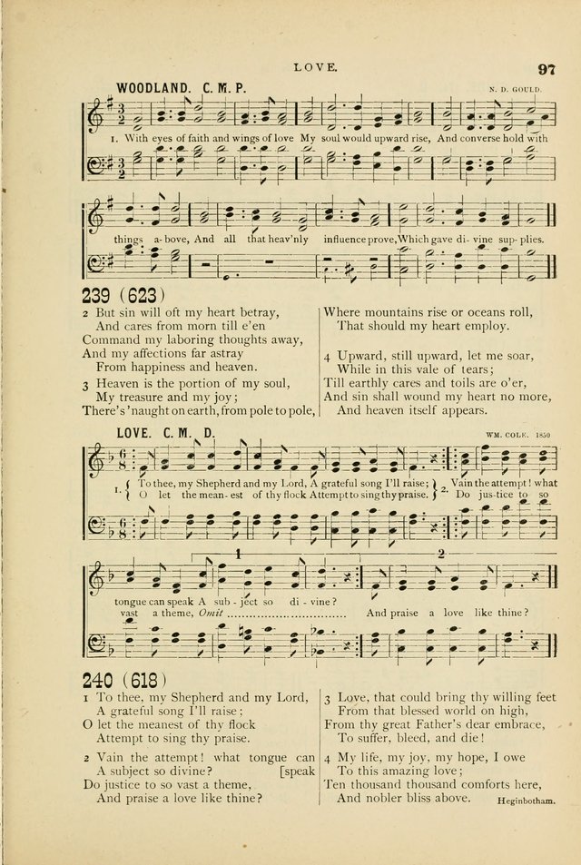 Hymn and Tune Book for Use in Old School or Primitive Baptist Churches page 97