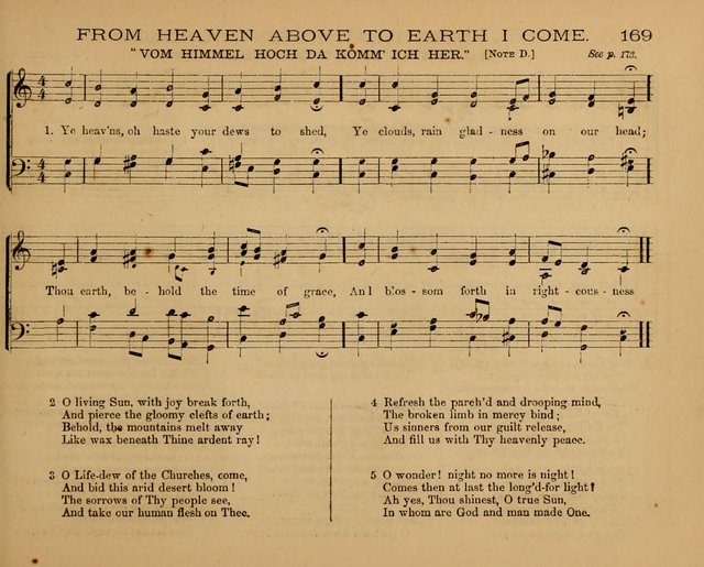 The Hymnary with Tunes: a collection of music for Sunday schools page 169