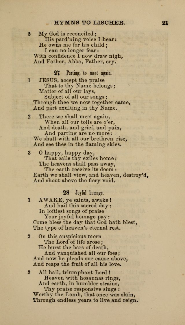 Hymns and Tunes for Prayer and Social Meetings page 21