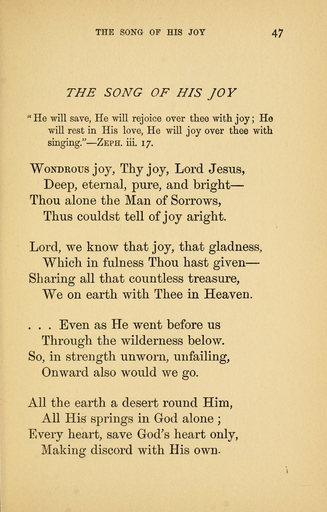 Hymns of Ter Steegen and Others (Second Series) page 47