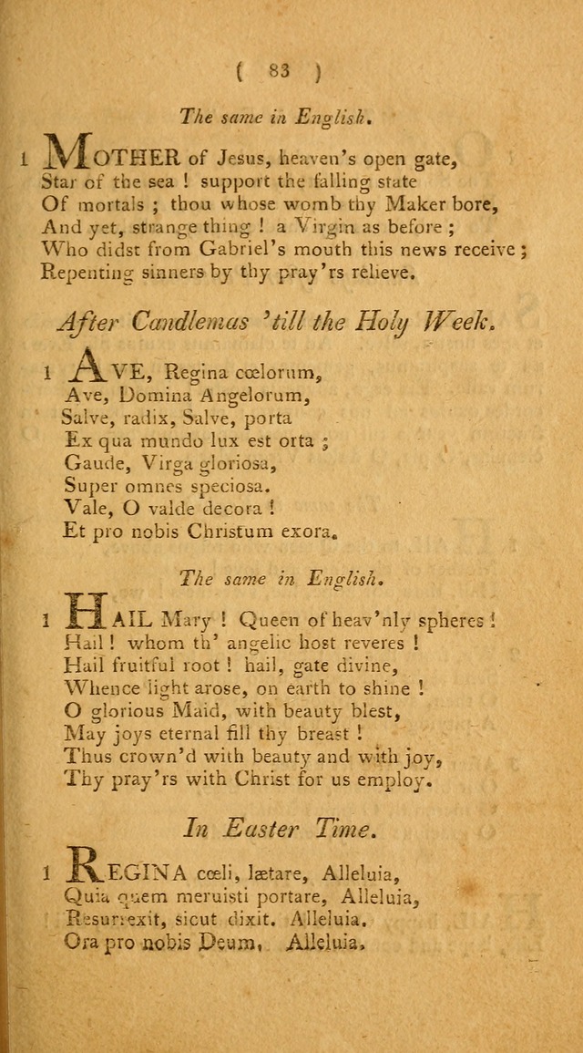 Hymns, for the Use of the Catholic Church in the United States of America (New ed.) page 83