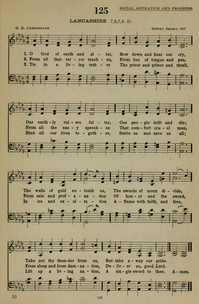 Hymns of the United Church page 109