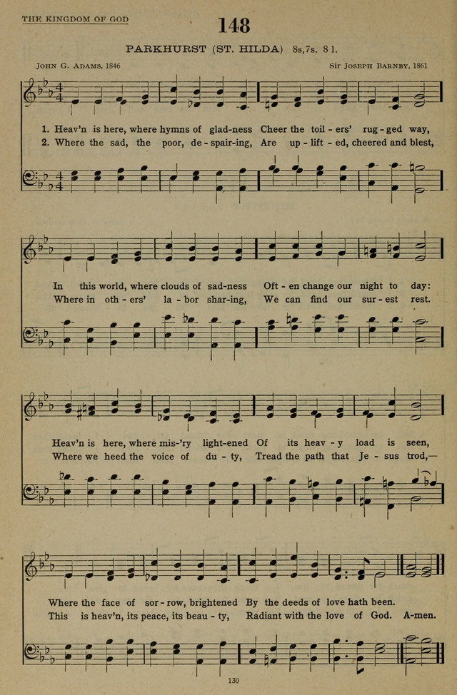 Hymns of the United Church page 130