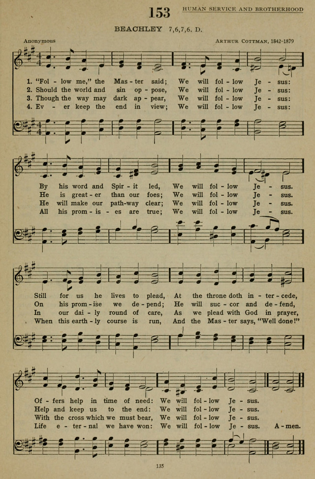Hymns of the United Church page 135