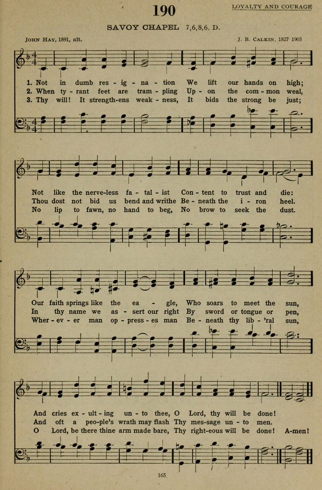 Hymns of the United Church page 165