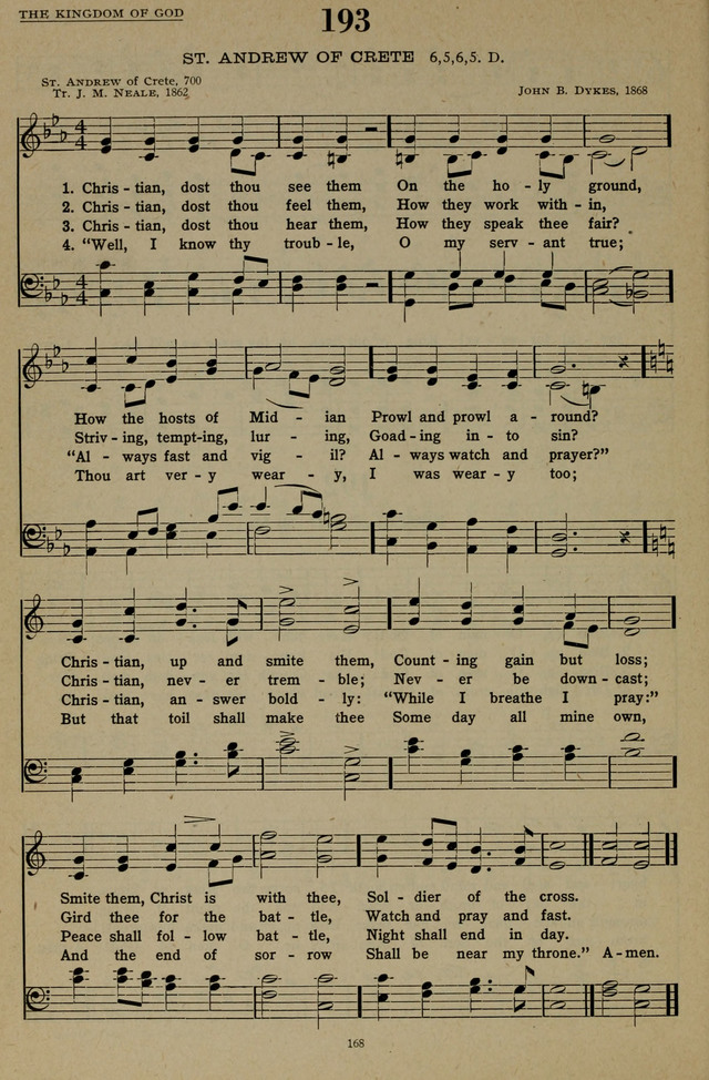 Hymns of the United Church page 168