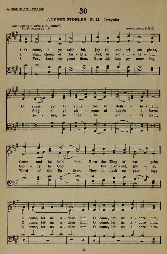 Hymns of the United Church page 26