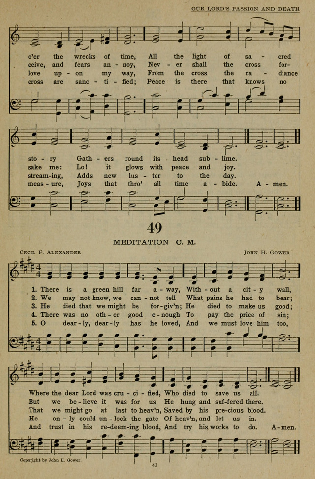 Hymns of the United Church page 43