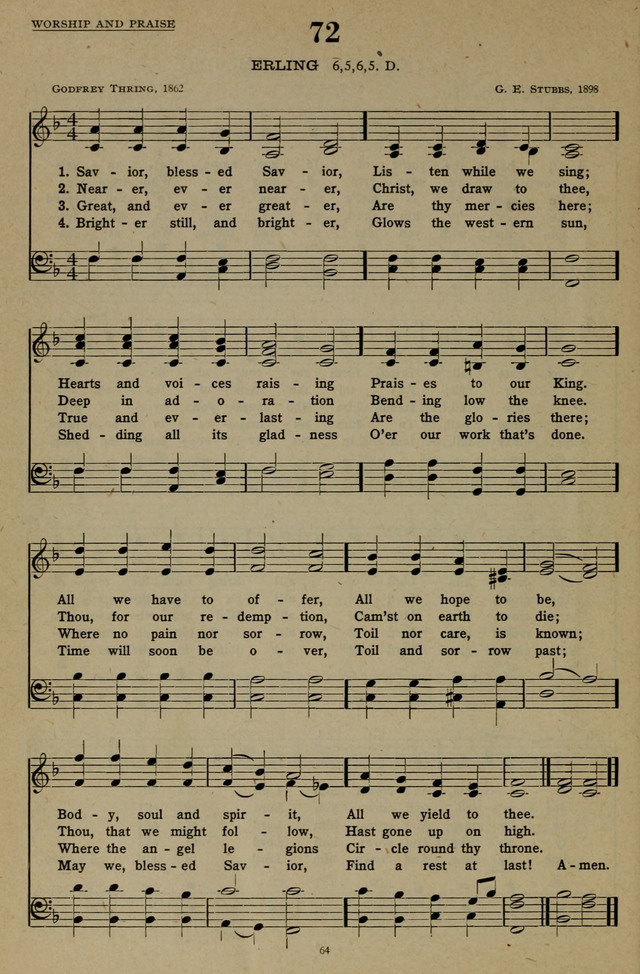 Hymns of the United Church page 64