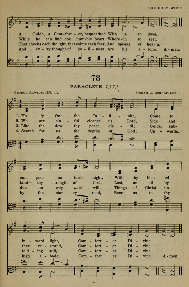 Hymns of the United Church page 69