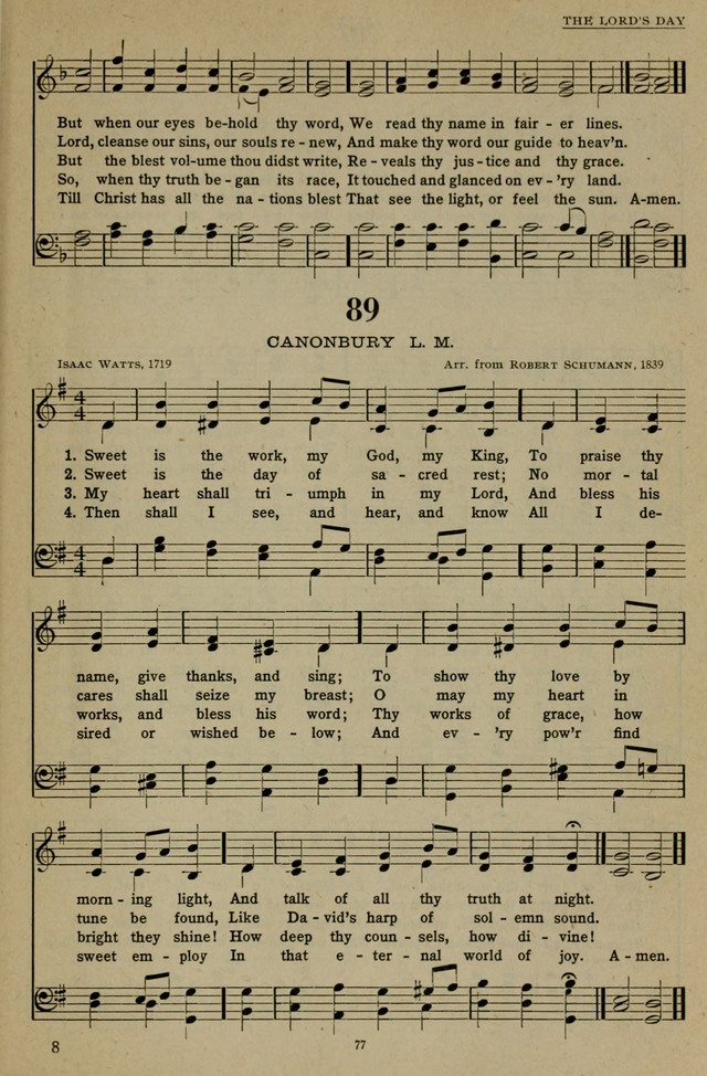 Hymns of the United Church page 77