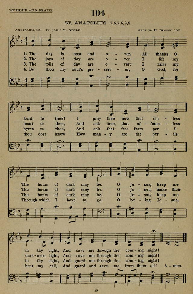 Hymns of the United Church page 90