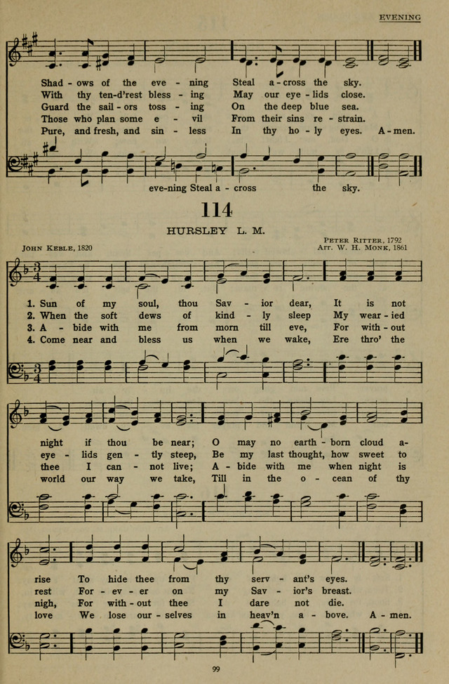 Hymns of the United Church page 99