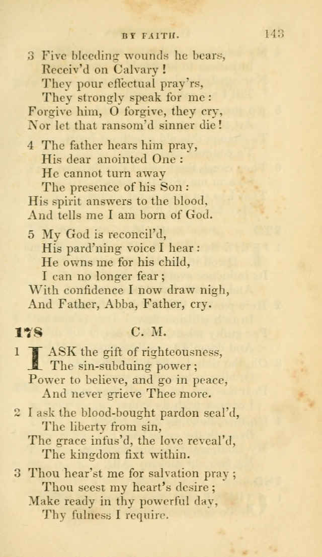 Hymns selected from various authors: for the use of the Evangelical Association, and all lovers of pious devotion (5th ed.) page 145