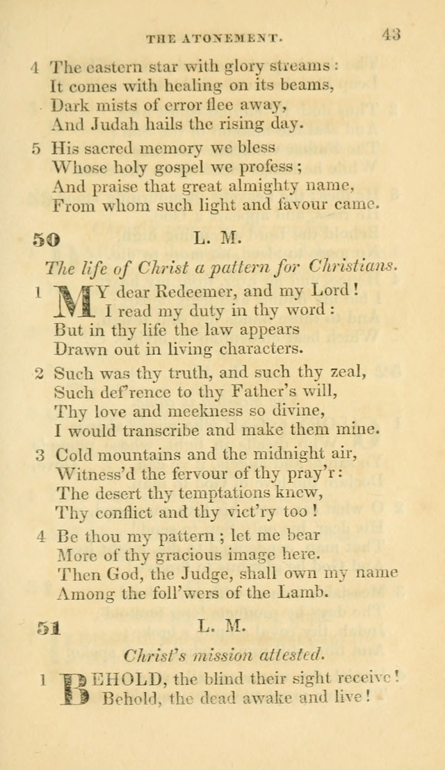 Hymns selected from various authors: for the use of the Evangelical Association, and all lovers of pious devotion (5th ed.) page 43