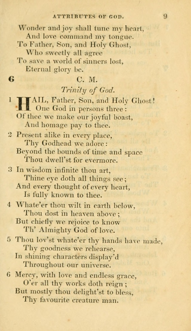 Hymns selected from various authors: for the use of the Evangelical Association, and all lovers of pious devotion (5th ed.) page 9