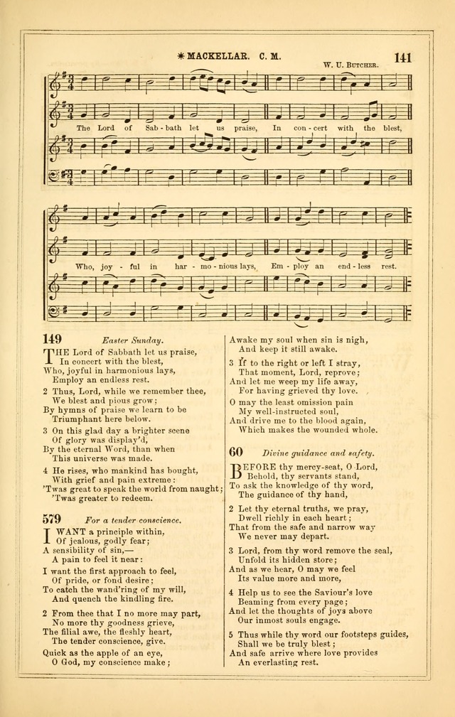 The Heart and Voice: or, Songs of Praise for the Sanctuary: hymn and tune book, designed for congregational singing in the Methodist Episcopal Church, and for congregations generally page 141