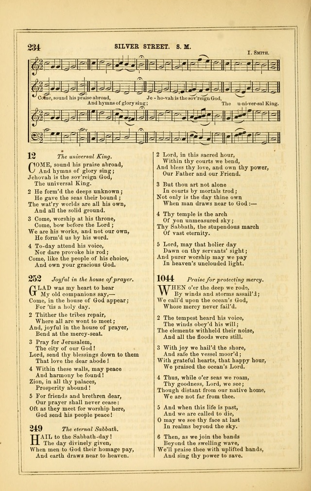 The Heart and Voice: or, Songs of Praise for the Sanctuary: hymn and tune book, designed for congregational singing in the Methodist Episcopal Church, and for congregations generally page 234