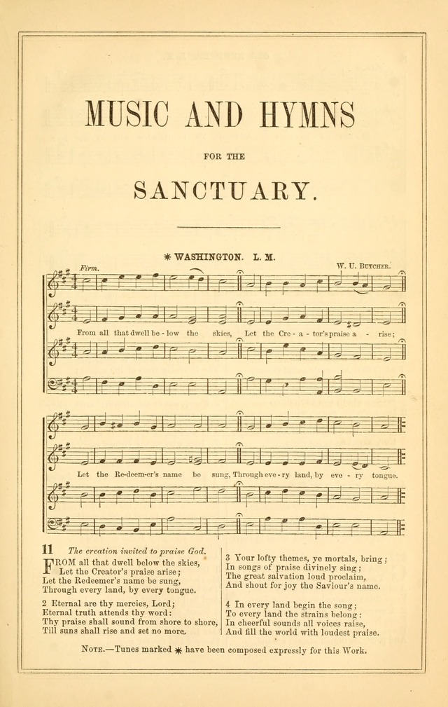 The Heart and Voice: or, Songs of Praise for the Sanctuary: hymn and tune book, designed for congregational singing in the Methodist Episcopal Church, and for congregations generally page 7
