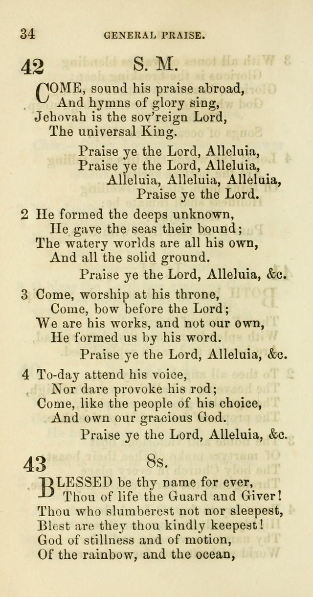 Hymns of Worship: designed for use especially in the lecture room, the prayer meeting and the family page 39