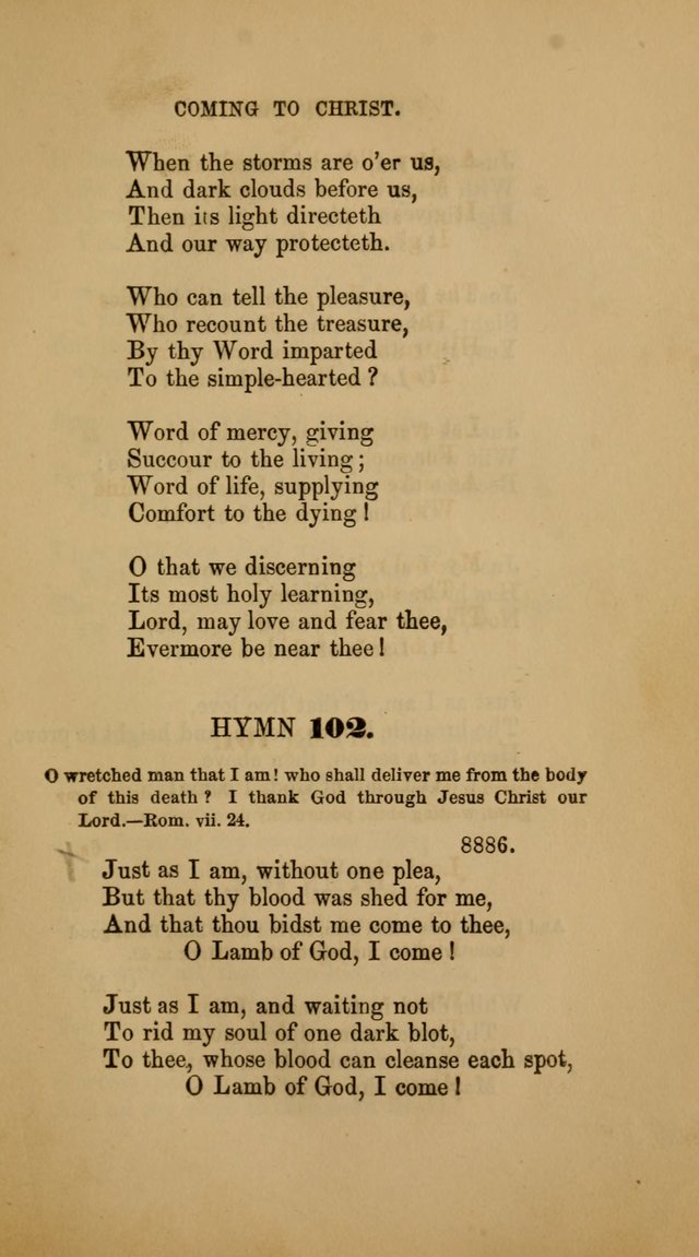 Hymns for the Worship of God: selected and arranged for the congregations connected with the Church of Scotland page 93