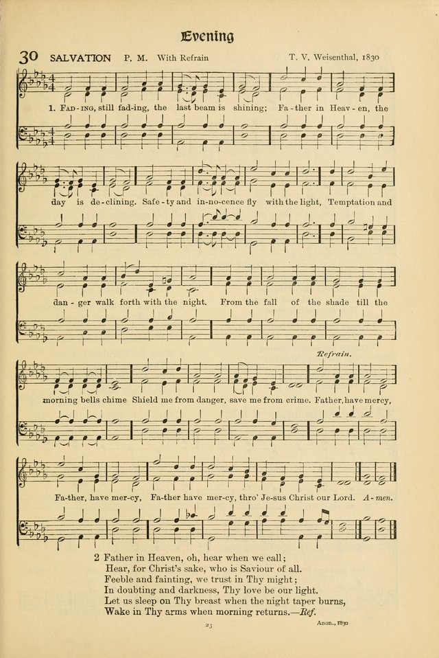 Hymns of Worship and Service. (Chapel ed.) page 23