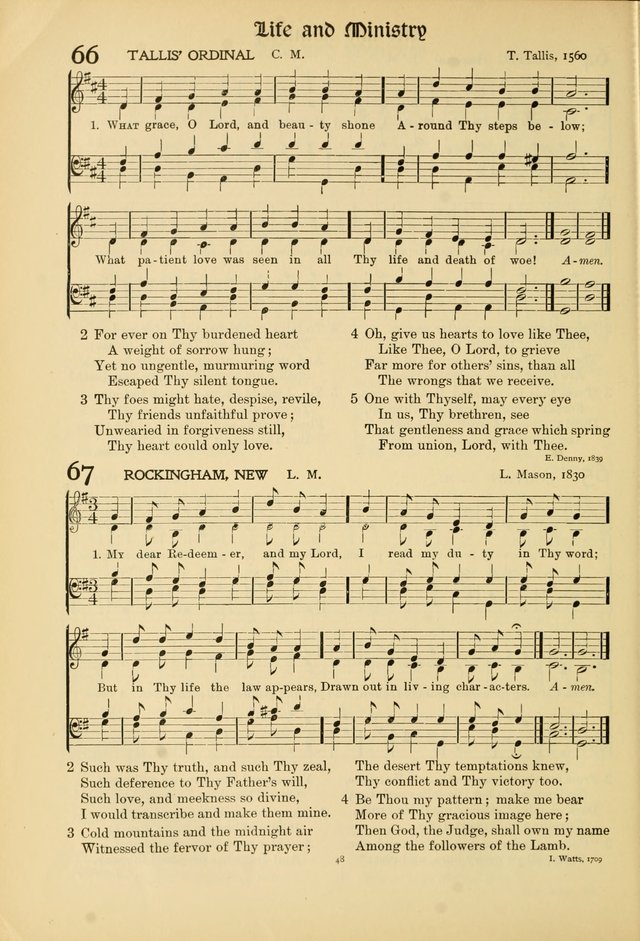 Hymns of Worship and Service. (Chapel ed.) page 48