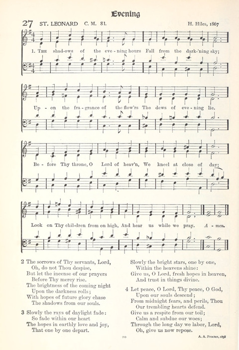 Hymns of Worship and Service: College Edition page 20