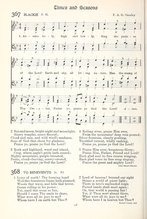 Hymns of Worship and Service: College Edition page 278