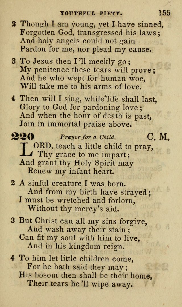 Hymns for Youth, Suitable to be Used in Sabbath and Parochial Schools page 166