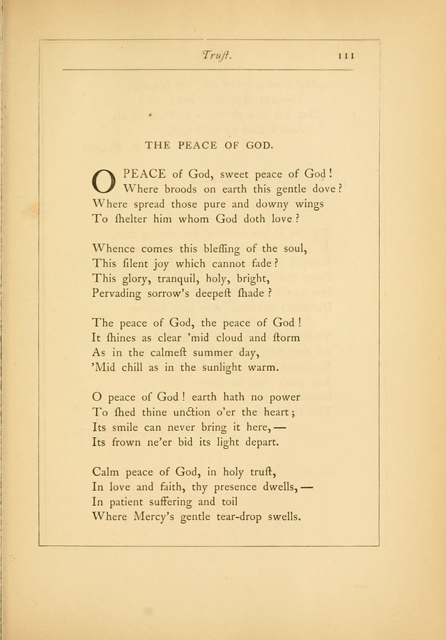Hymns of the Ages: being selections from Wither, Cranshaw, Southwell, Habington, and other sources (2nd series) page 111