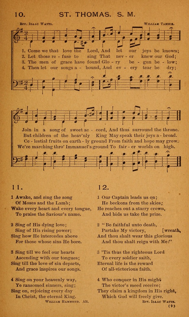 Y.P.S.C.E. Hymns of Christian Endeavor page 9