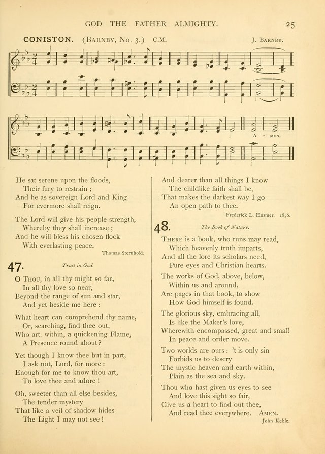Hymns of the Church Universal page 40