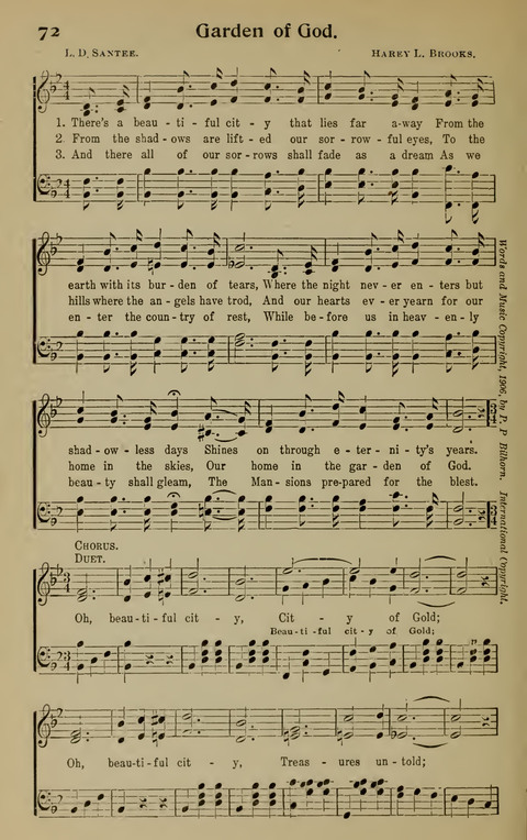 Hymns of His Grace: No. 1 page 70
