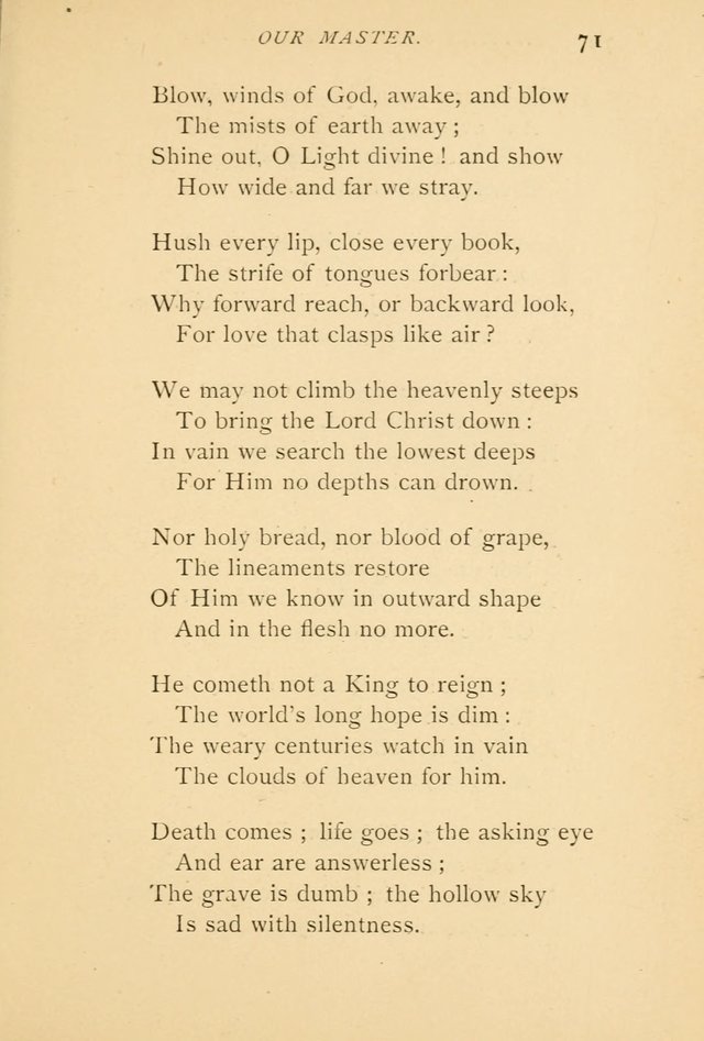 Hymns of the Higher Life page 71