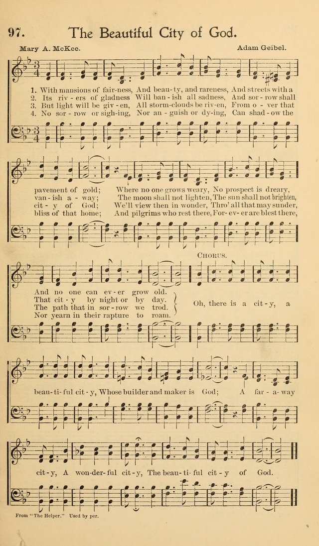 Hymns of the Kingdom: for use in religious meetings page 97