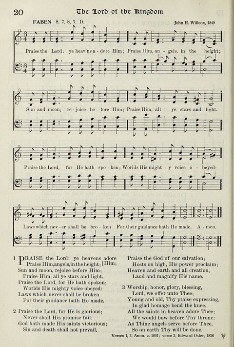 Hymns of the Kingdom of God page 20