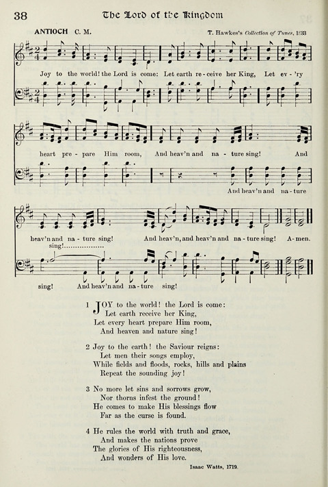 Hymns of the Kingdom of God page 38